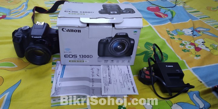 Canon 1300d With Prime